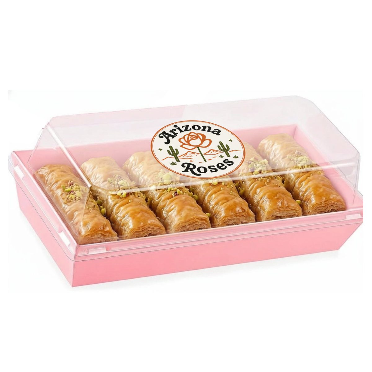 Baklava gift box add-on — pairs with any rose arrangement from Arizona Roses